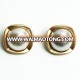 Eco Friendly Round Zinc Alloy Metal Sewing Button